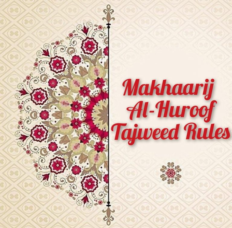 Makhaarij Al-Huroof What Is The Meaning Of Makhaarij? Tajweed Rules ...